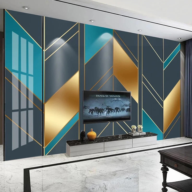 3D Modern Wallpaper Bedroom Living Mural Roll Wall Background TV Home Decor