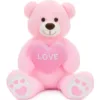Pink Love Heart Teddy Bear