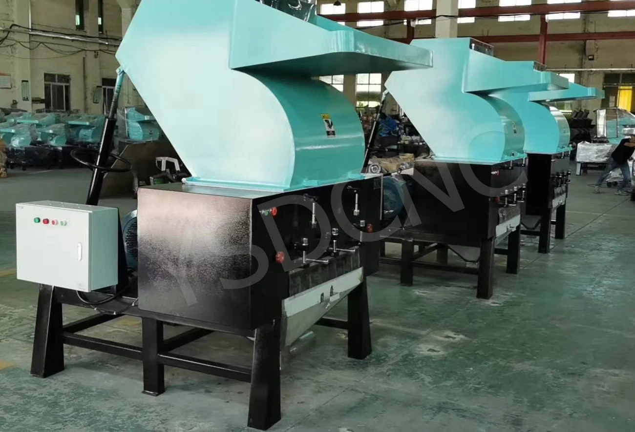 EPS Foam Expanded Polystyrene Styrofoam Plastic Crusher Recycling Machine for Crushing Compressor
