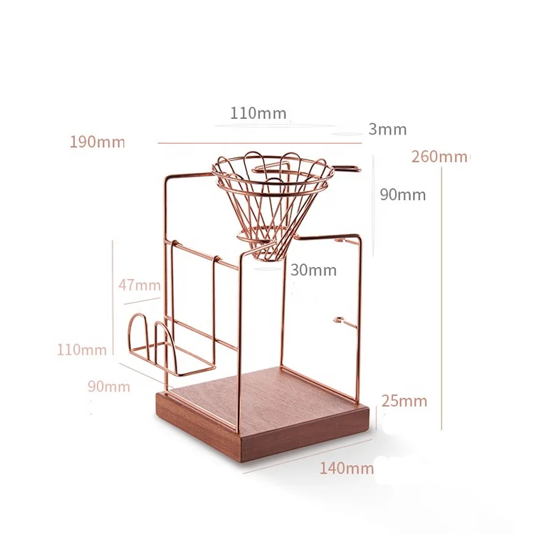 YAMI Hand Coffee Pot Filter Shelf Coffee Drip Station Dripper Stand