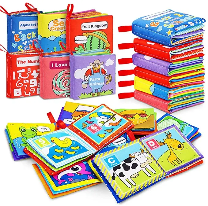 Soft Baby Cloth Book Toys Colorful Educational Number Letter Book Learning Toy Soft Baby Cloth Book Toys Colorful Educational Number Letter Book Learning Toy