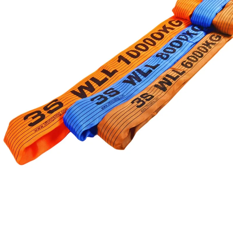 CargoHebeband, DuplexPolyester, flaches Gurtband, farbiger Hebegurt, Lasthand CargoHebeband, DuplexPolyester, flaches Gurtband, farbiger Hebegurt, Lasthand