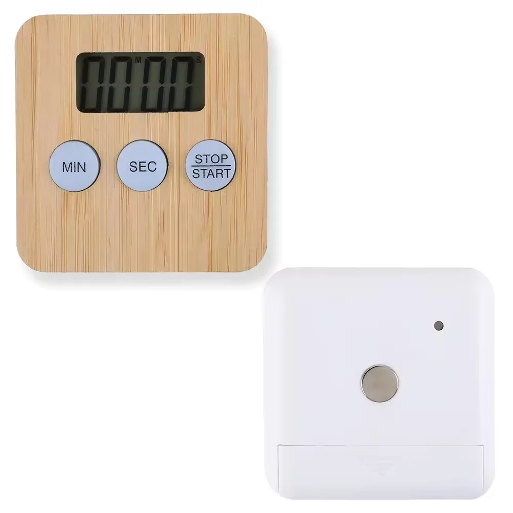 Online Shopping Kitchen Gadgets Cooking Tools LCD Digital Bamboo Wood Kitchen Timer Practical Cooking Timer With LCD Display