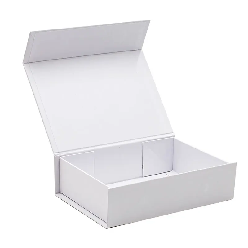 Good Price Magnetic Large Foldable Custom Folding Gift Box With Ribbon Wedding Album Gift Box