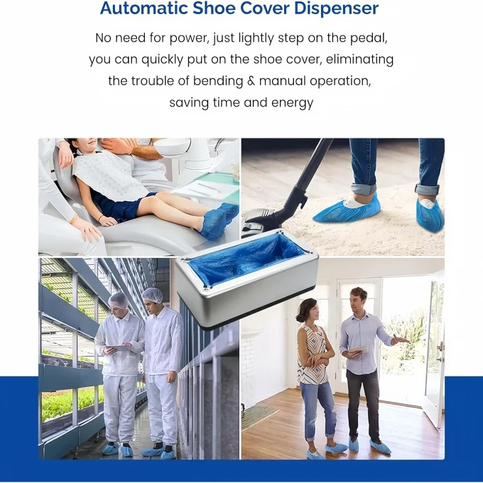 Home Protective Automatic Plastic Shoe Cover Machine Shoe Cover Dispenser