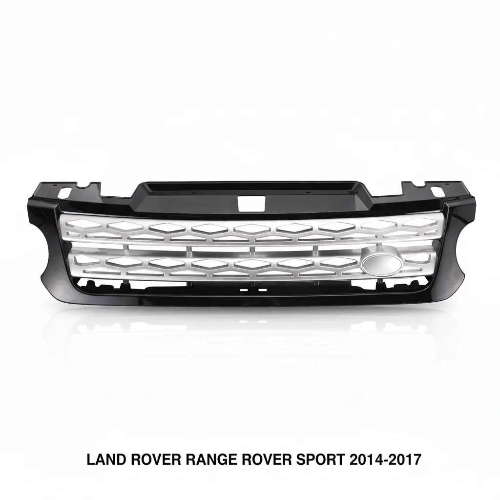 LR054766-B/044120 OEM Quality Grille Gloss Black Silver Car Parts Car Front Grill Accessories for Range Rover Vogue 2014-2017