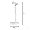 Soporte universal de clip blanco de doble ranura.