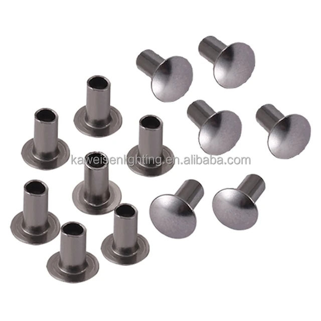 Hot Selling Steel Truss Round Cone Head Semi-Tubular Rivets for Flight ...