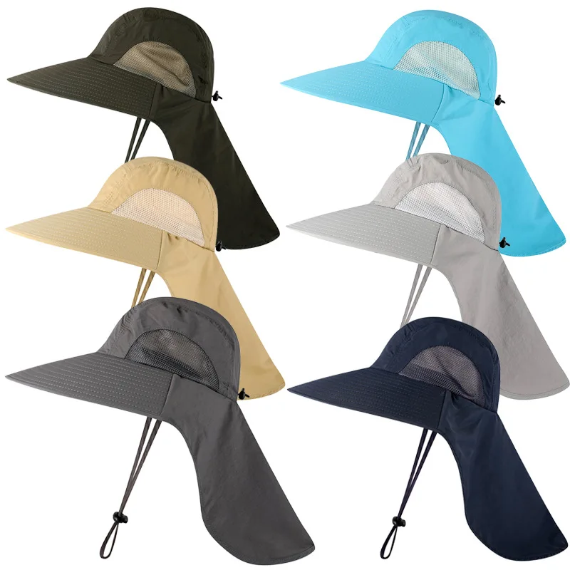 Foldable Large Brim Fishing Hat 
