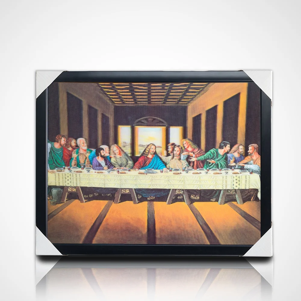 3d Lenticular Printing of Jesus with Frame for Christian 5d Religion Wall Poster