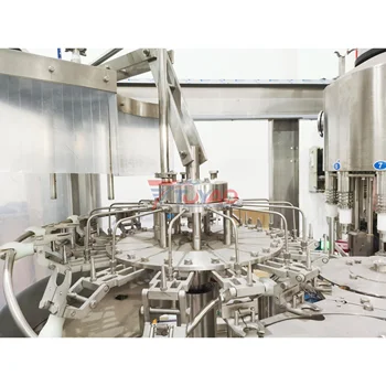 2000BPH 500ml automatic 3 in 1  rinsing filling capping monoblock carbonated water bottling machine CSD drink filling machine