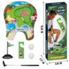 Toilettes sur le thème de Noël, vert golf