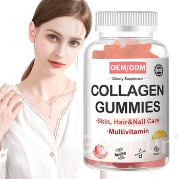 OEM Effective Formula Multivitamin Supplements Beauty Skin Whitening Vitamin Collagen Gummies