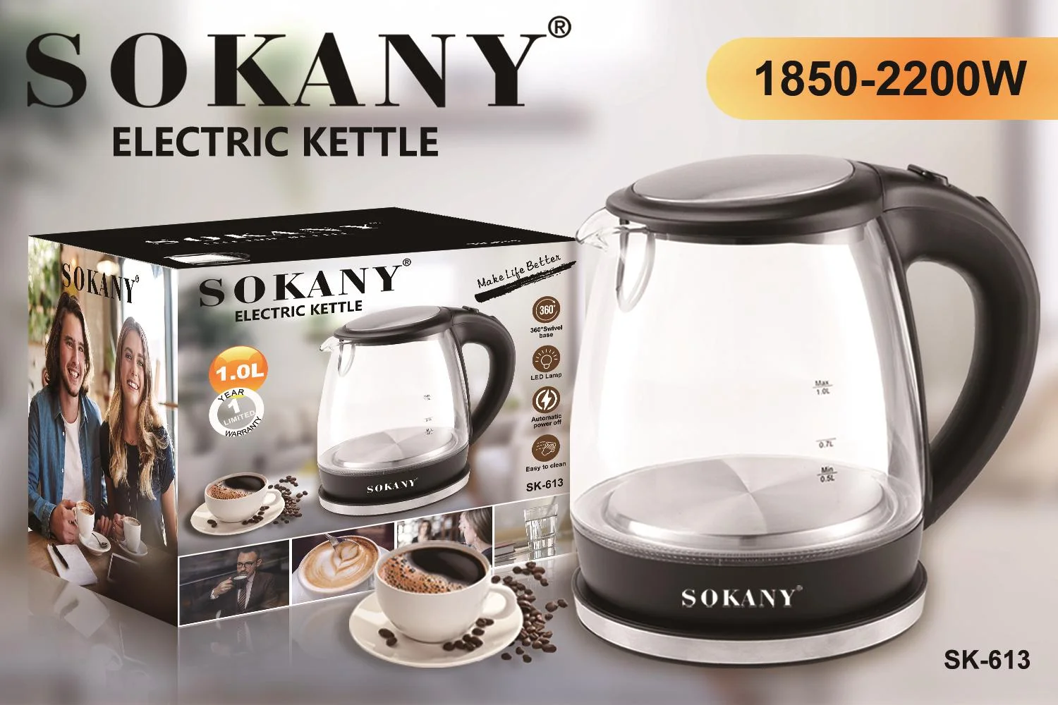 SOKANY – Mini bouilloire électrique Portable en acier inoxydable, 1077,  0,5l, Design, arrêt automatique, Protection contre l'ébullition à sec -  AliExpress