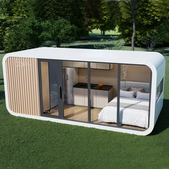 Luxurious Prefab Pod Shaped Prefabricated Movable Steel Structure ...