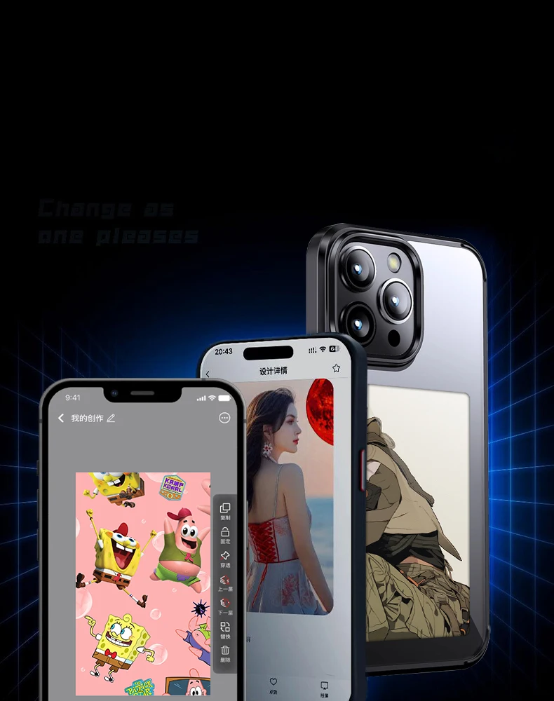 Tpu Phone Case Display Nfc Connection For Iphone 15/15pro/15pro Max