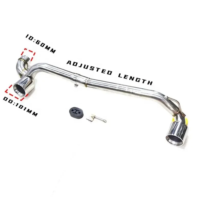 Embouts Échappement Titanium Noir 1 Paire - Silencieux Voiture Pour BMW E90 E92 325i 328i 2006-2010