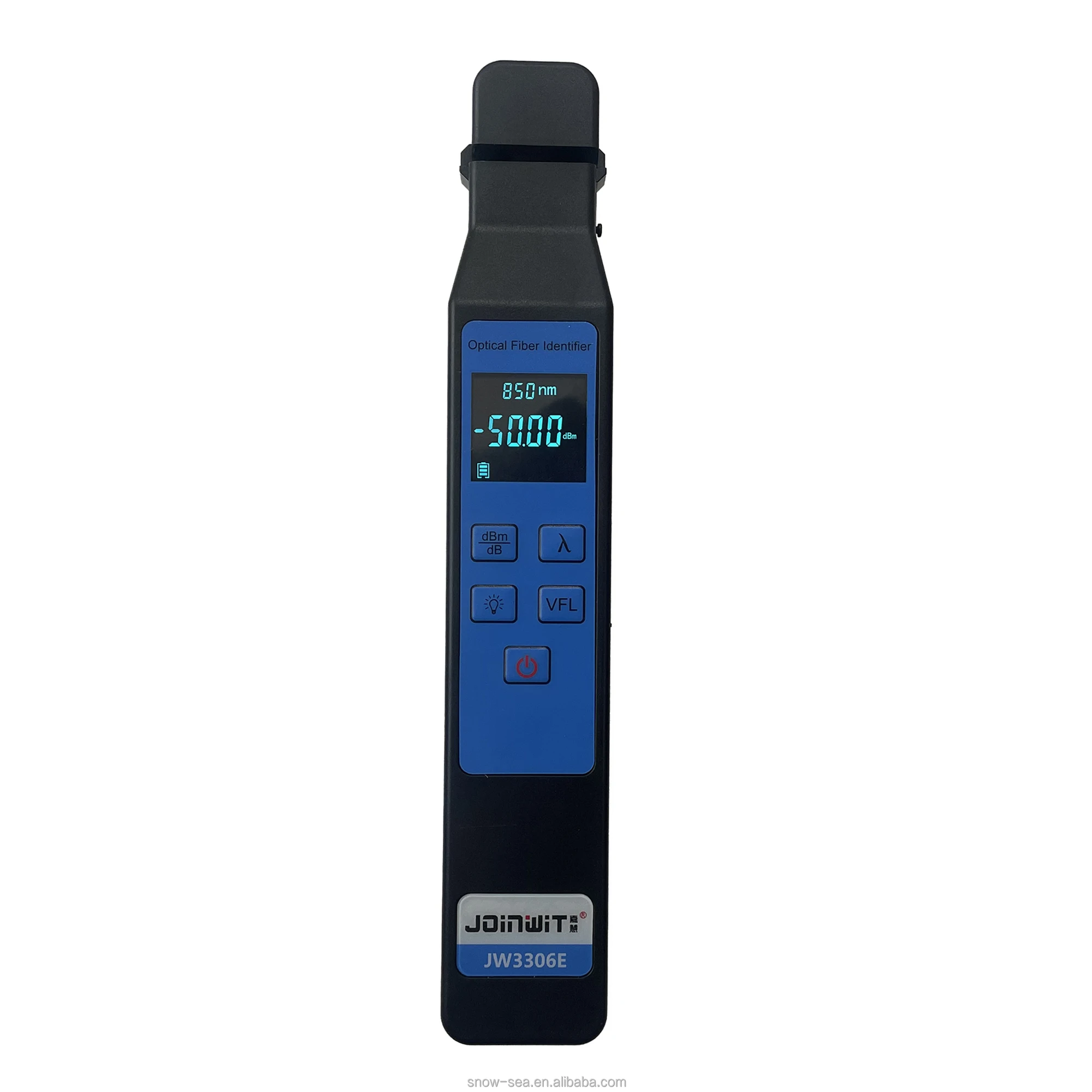 FTTH Live Active Signal Detector Optical Fiber Trafic Identifier with 10mW Visual Fault Locator and Optical Power Meter
