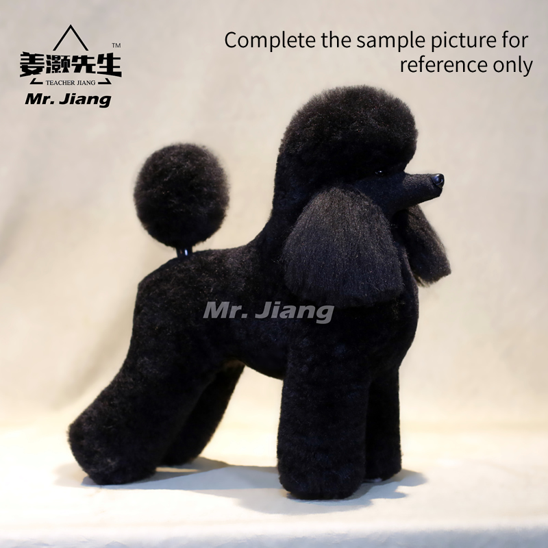 Mr.Jiang犬マネキン&使用済みウィッグ プードルMr.Jiangモデル犬全身ウィッグラムウィッグ黒、白、茶色