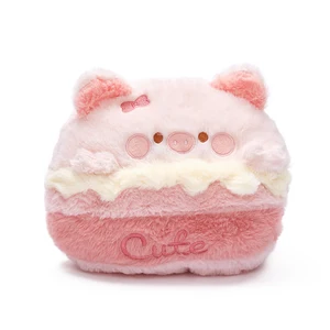 En71 Cute Cartoon Bear Hand Pillow Plush Hand Warmer with PP Cotton Filling