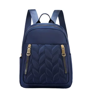 custom logo 2026 Custom Logo European Cute Cheap Mini Nylon Ladies Travel Waterproof Backpack Zipper Polyester 20-35L Capacity for Girls