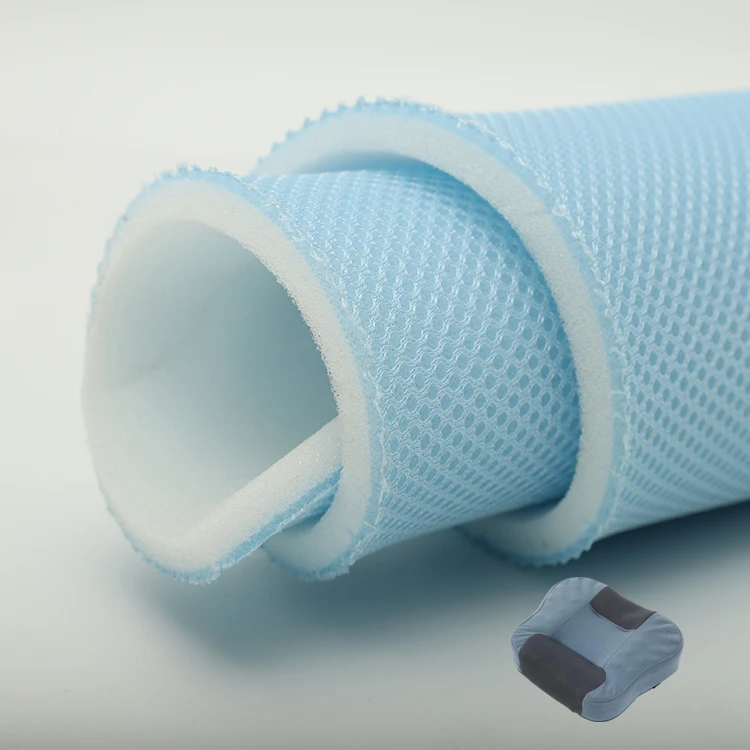 Dongyao Quality Customizable 3d Polyester Foam Laminated Sandwich Mesh Fabric Foam Used for Medical Device Pet Supplies Shoes