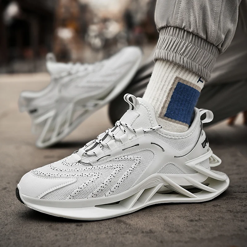 Blade Casual Running Shoes for Men Breathable Sneakers Design Antiskid  Damping Outsole Sport Shoes Training Jogging Shoes