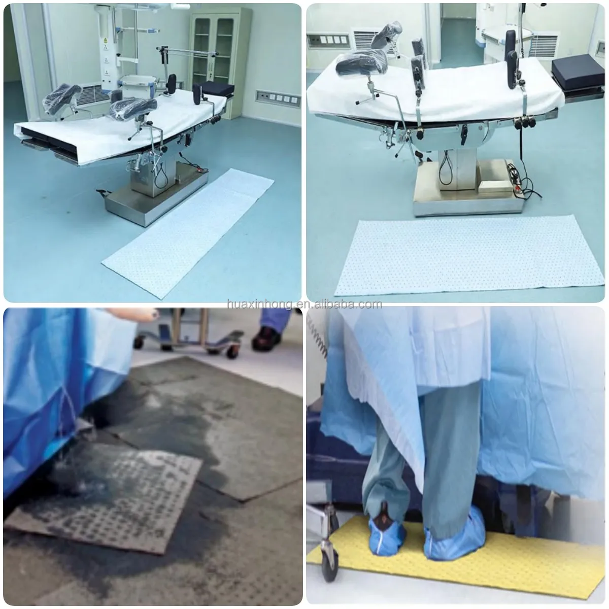 Meltblown Compounded With Film Surgical Room Nonslip Absorbent Mats ...