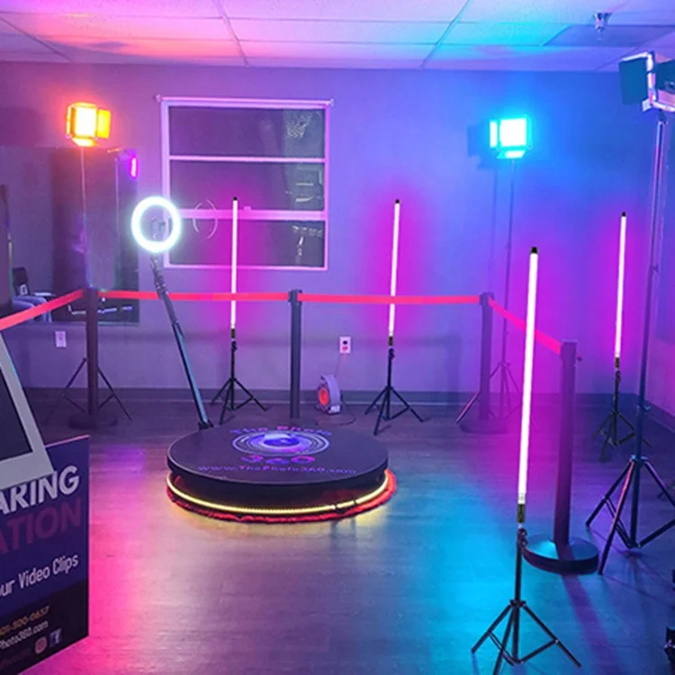RGB Neon Light Emitting Diode Tube Light with Remote Control Fluorescent Light 4800mA