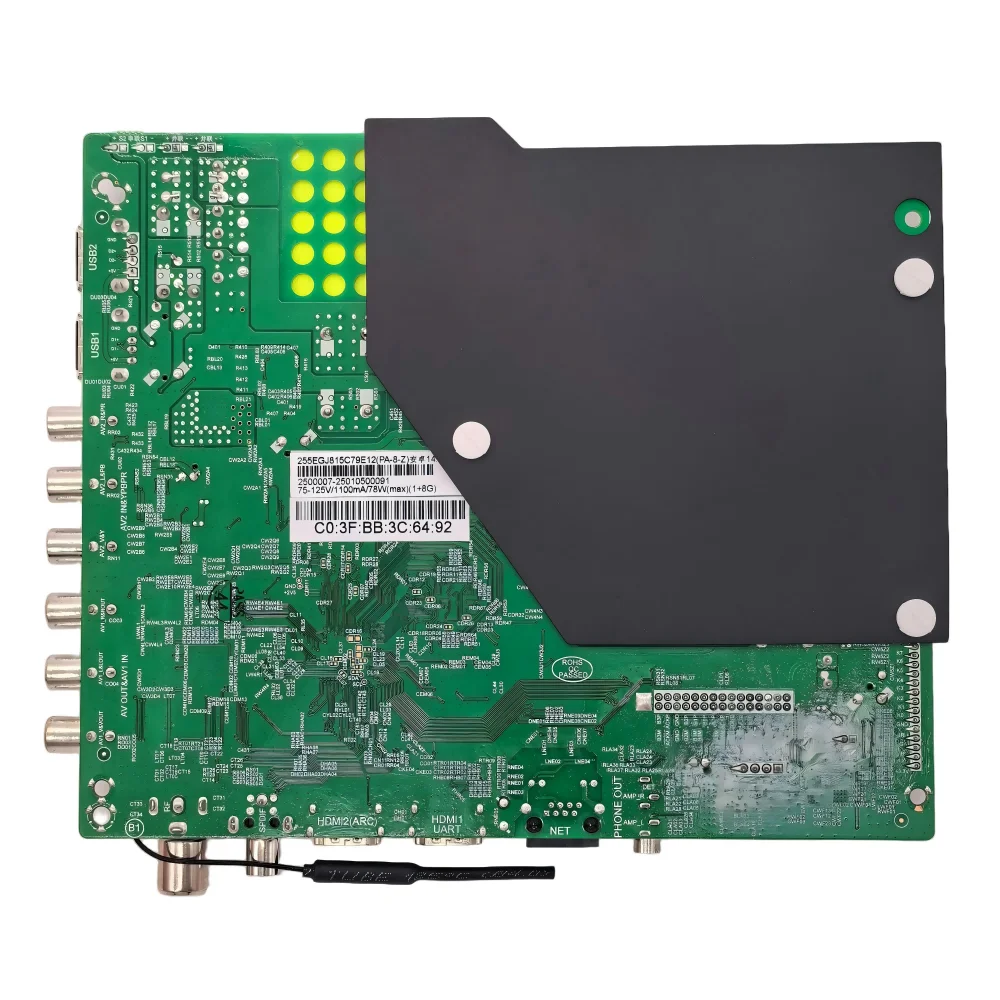 ZP.255E.815R00 Bluetooth Smart TV Board - 78W, 1G+8G Android 14