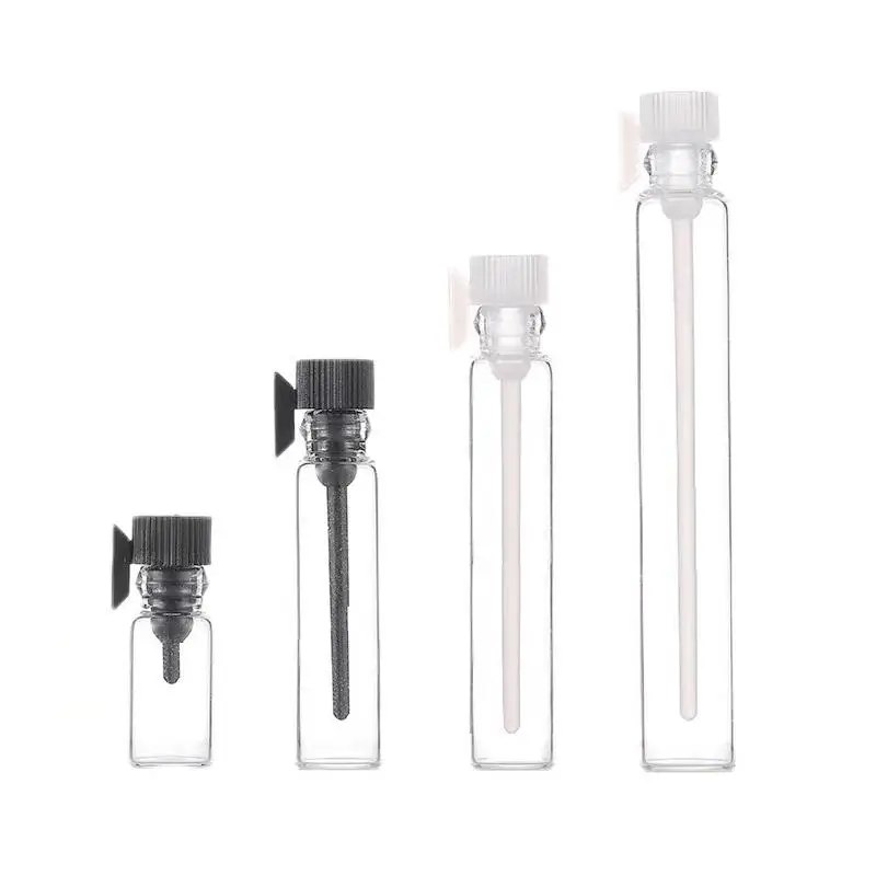 Mini Clear Amber Glass Vials Perfect for Perfume Samples