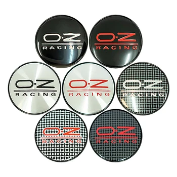 Customized Car Wheel Hub Cover 56mm60mm Sticker ABS Wheel Rim Cover OZ Modified Wheel Center Cap Car Logo Tire Center Cover YMD