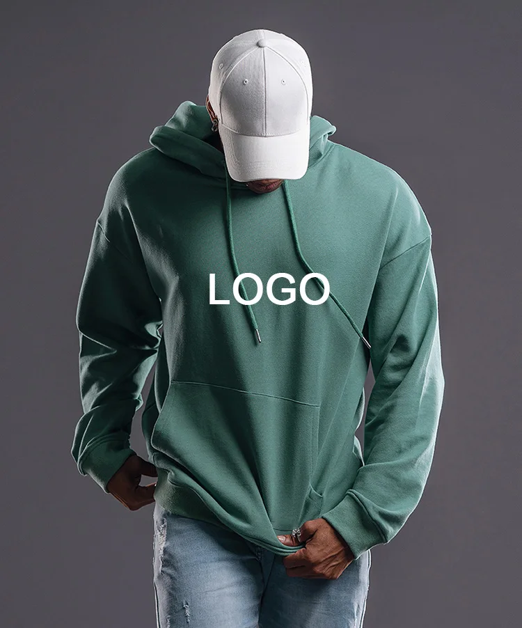 Custom Functional Heavyweight Cotton Vintage Wash Hoodie Blank Pullover