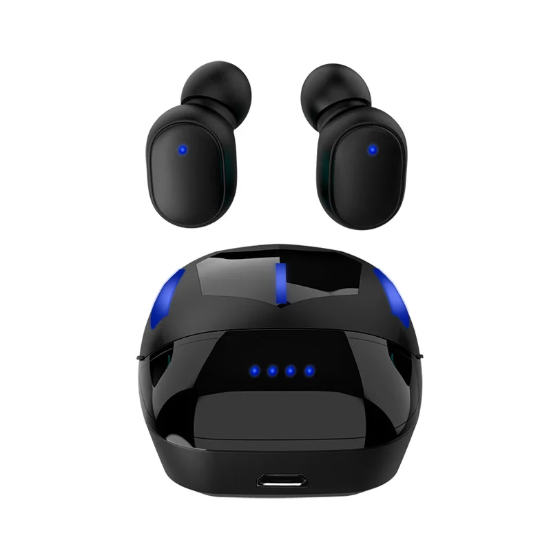 Игровые наушники TWS со светодиодным дисплеем и низкой задержкой игровые bluetooth BT 5 0
