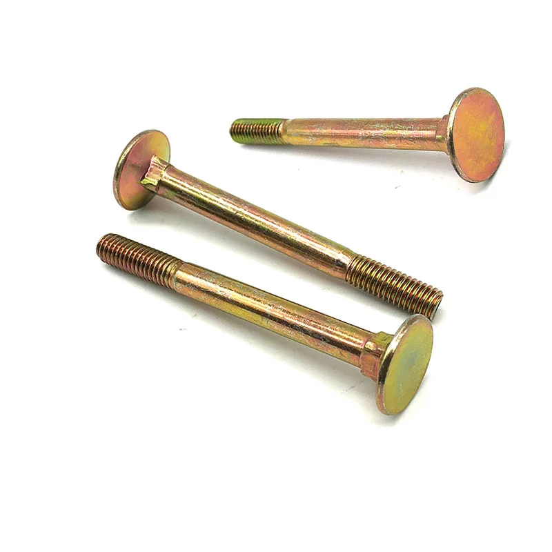 Custom Round Head Square Neck Black Zinc Plated Stainless Steel Carbon Steel Din603 Carriage Bolt