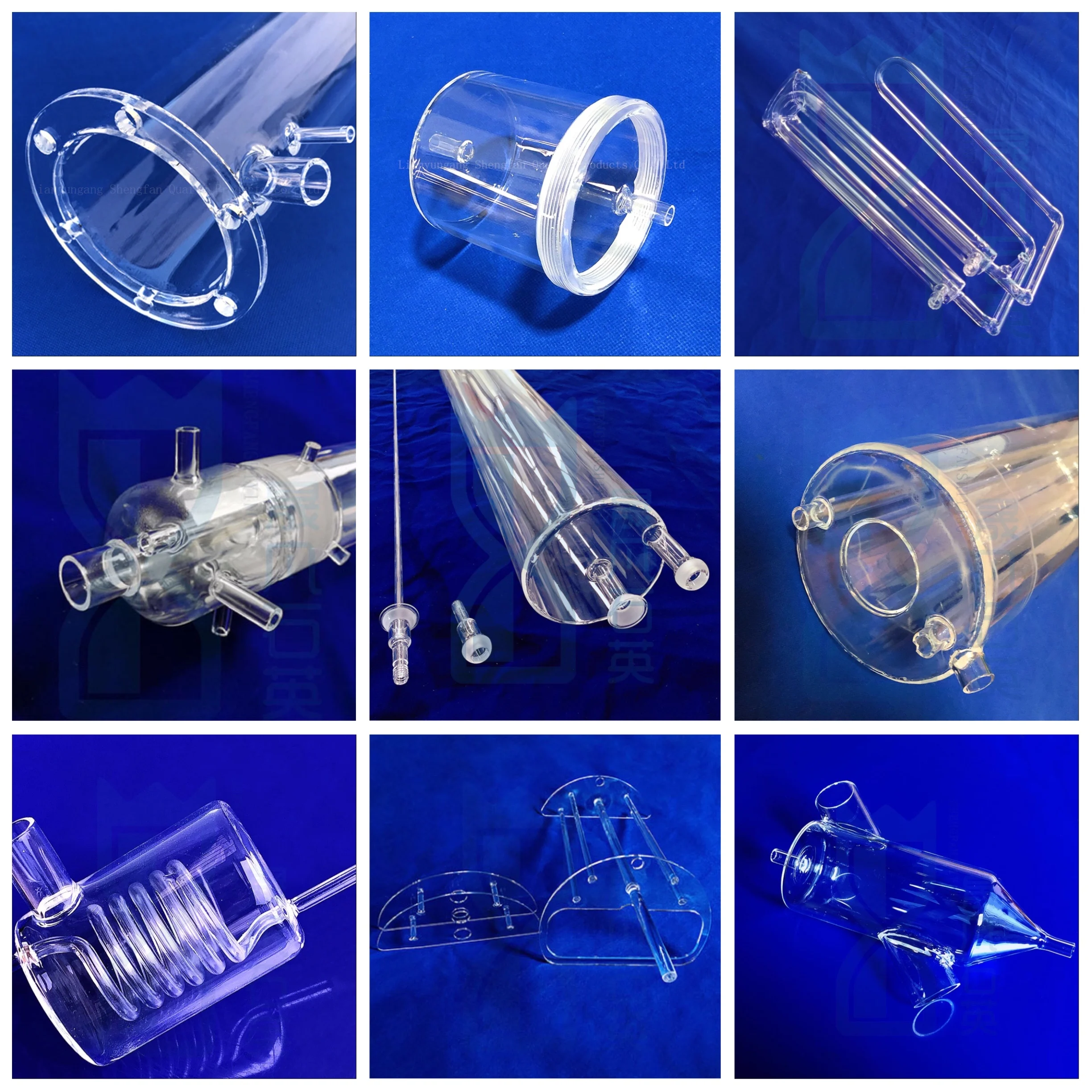 Customized High-purity 99.99% Fused Quartz Round Bottom test Tubes for ...