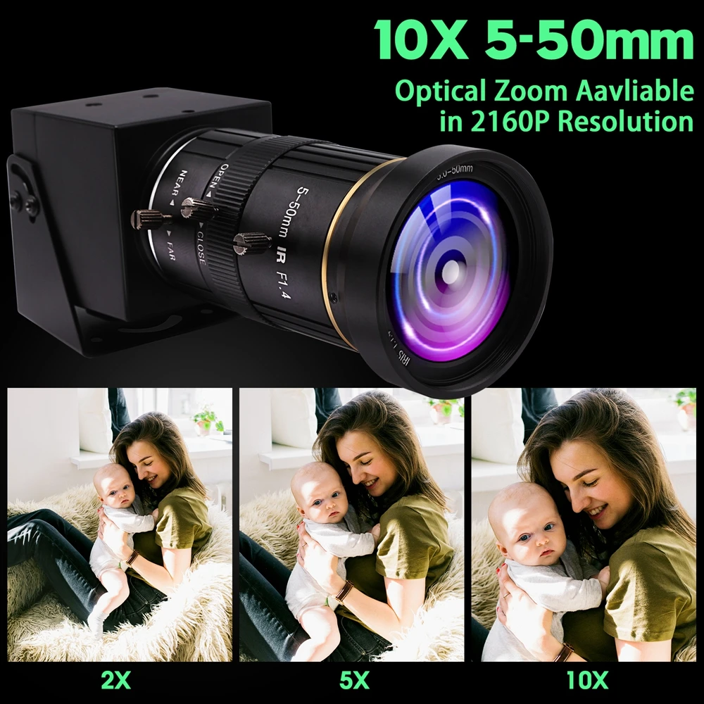 ELP 4K HD-M-I Webcam High Definition Video Conference Camera