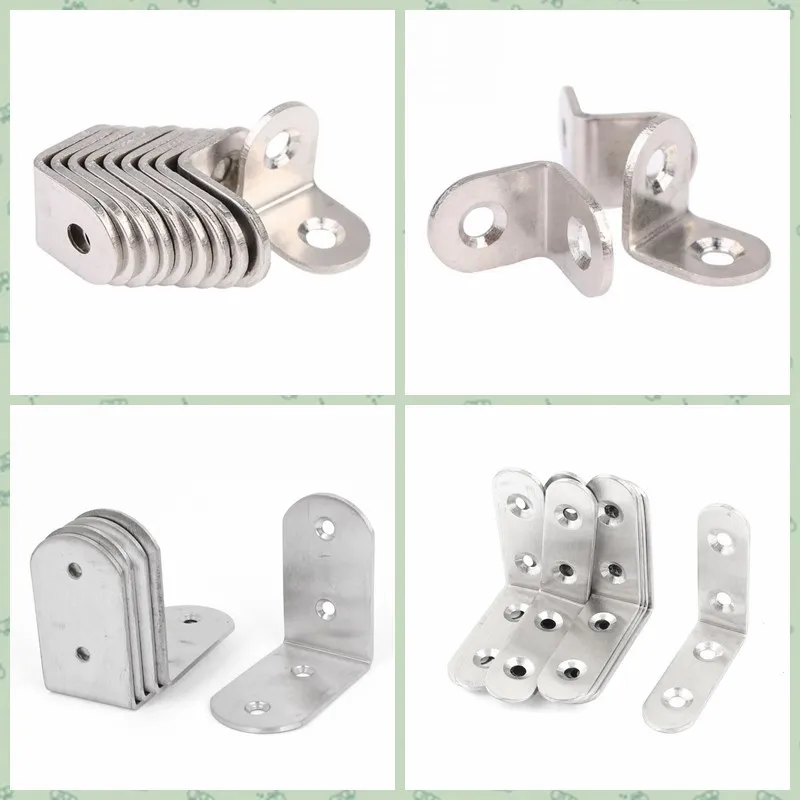 Custom Factory Custom Metal L Corner Connecting Brackets Galvanized Steel Angle Brackets for Wood