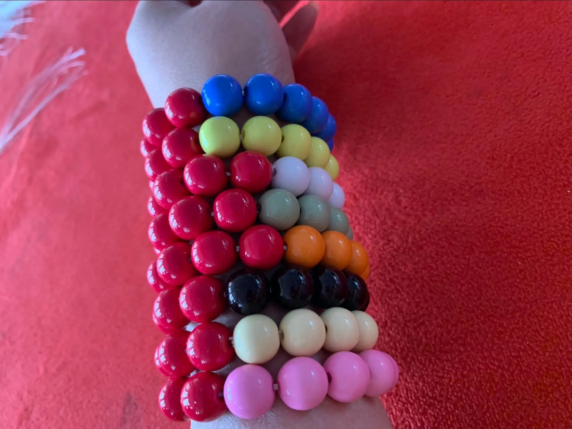 Baby Shiny Color Beads Bracelets Gifts Kids Little Girls Acrylic Plastic  Beads Bracelets Customize Children Beaded Bracelets - Buy Baby Shiny Color  Beads Bracelets Gifts Kids Little Girls Acrylic Plastic Beads Bracelets