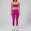 Dark Fuchsia Bra+Leggings Set