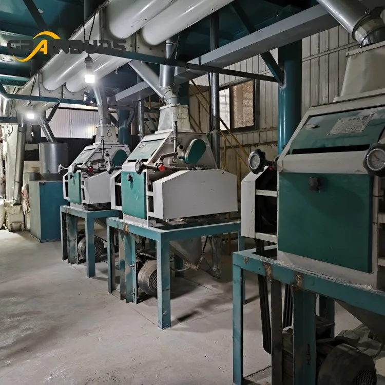 Mini Ground Maize Grain Processing Machinery Flour Mill