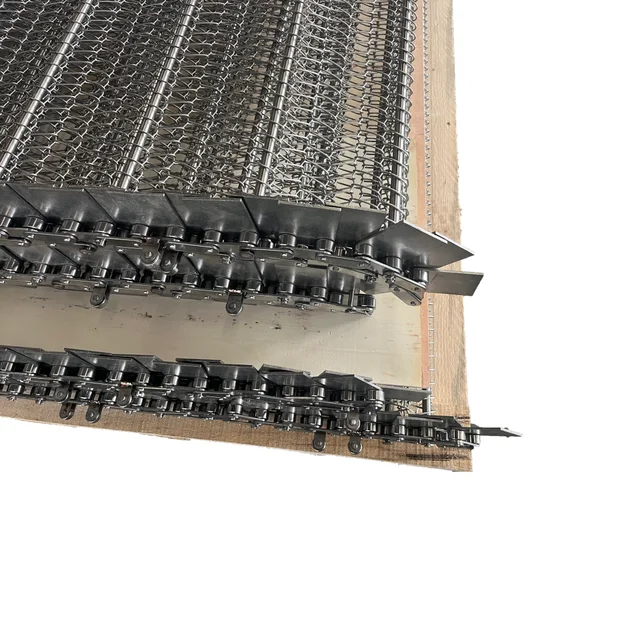 Stainless Steel Conveyor Belt Chain Link Conveyor Belt Wire Mesh Belt 6