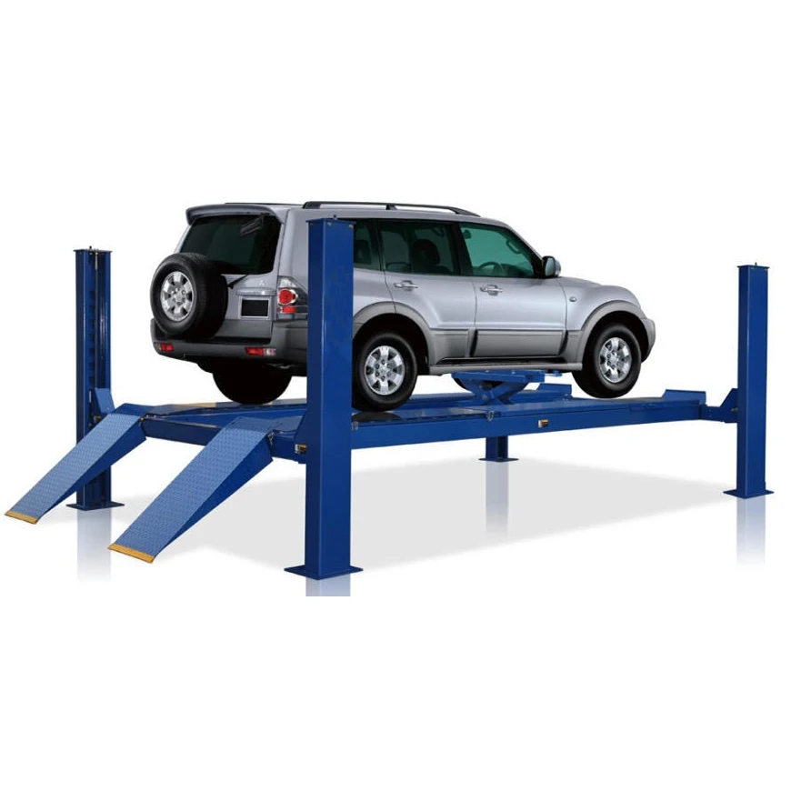4柱自动升降机带ce液压汽车升降机便宜价格汽车升降机液压车库4柱汽车