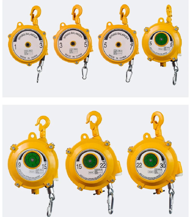 1.5m Stainless Steel Retractable Spring Balancer Zero Gravity Tool Balancers for Hanging Welder 1-120kg Capacity for Industrial