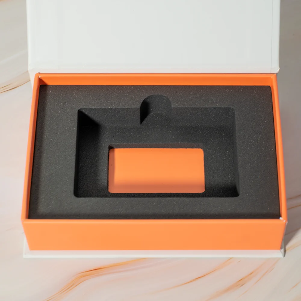 product customized logo eva package insert 2mm thick rigid cardboard embossing business credit card storage magnetic gift box-6
