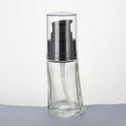 White Glass Bottle Manufacturer Wholesale White Style 30ml Liquid Foundation Cream Glass Bottle Custom