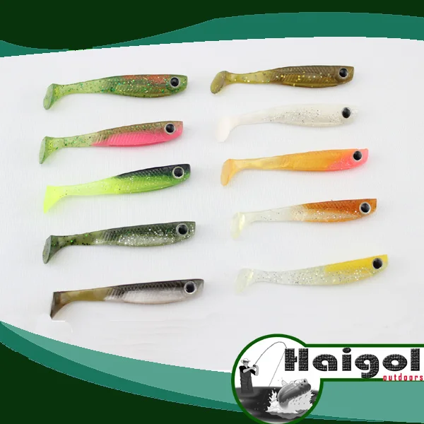 6 Pcs Fishing Lures, Big Soft Tail Soft Fishing Lure Jig Head Silicone  Swimbait Lures Set for Sea Bass Pike Trout Perch (D) : : Sports  & Outdoors