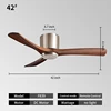 42IN-Silver   Walnut