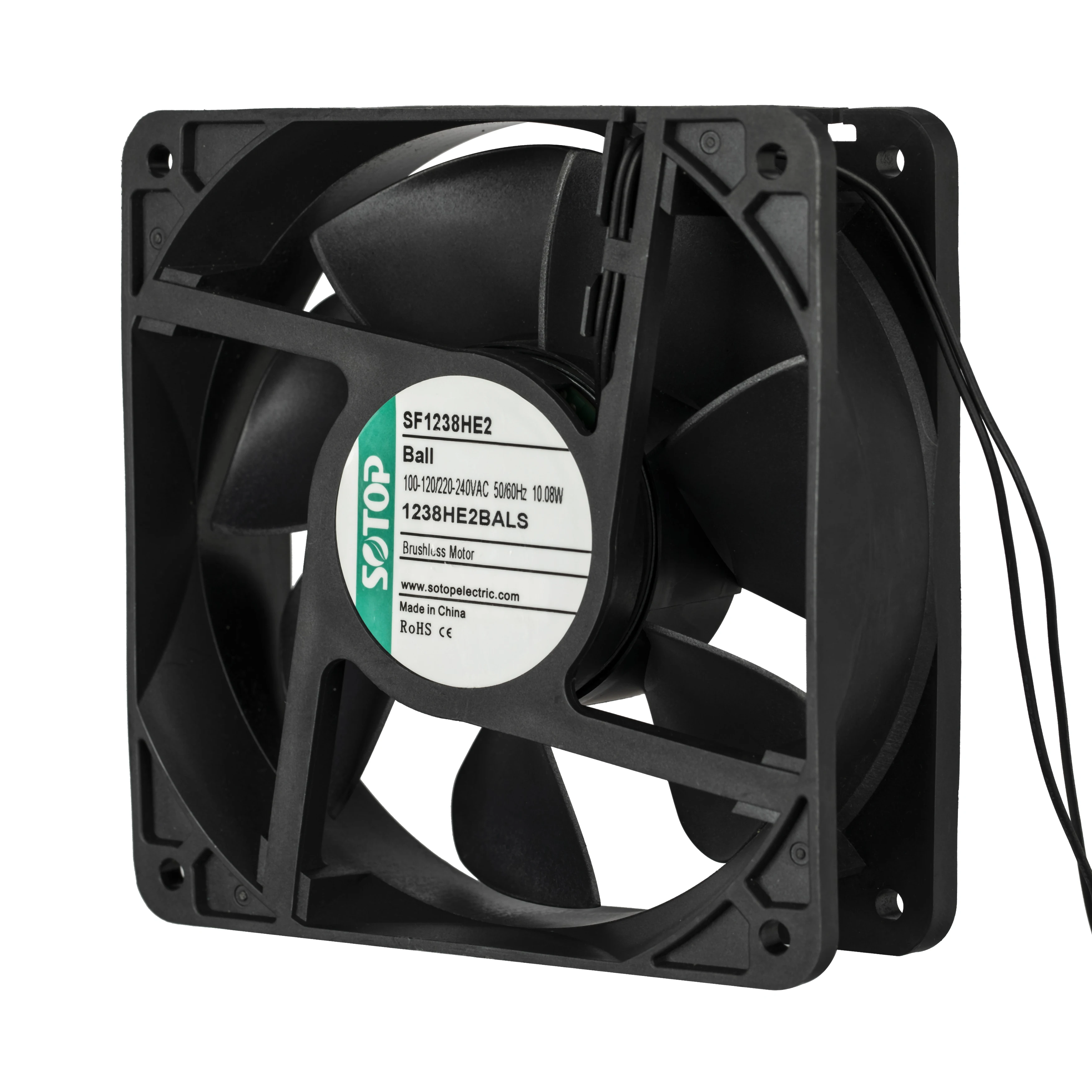 Industrial Axial Cooling Fan, Brushless, Plastic, 12V-SF1238 - detail 10