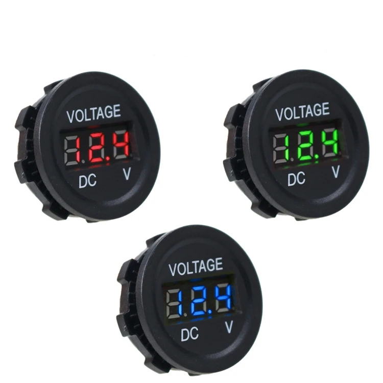 thumbnail image 2 of Frentaly 12V LED Digital Voltmeter Voltage Gauge – Waterproof For Car Boat Marine, ABS 2 of 6